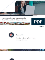 Introducción A La Programación: Clase 3: Microsoft Excel - Búsqueda de Datos