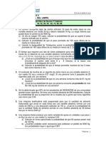 Teorema Central del Límite. Problemas de Bioestadística