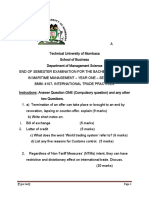 BMM 4107-International Trade Practices (A) - Yr 1 - S2