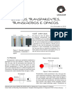 Transparentes, Translúcidos e Opacos