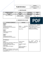 Plan de aula Lengua Castellana 9a