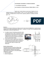 Modulo I - Recuperatorio - Mecanismos y Elementos de Maquinas 2020 - Tema 4