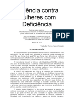 Relatório Sobre Violencia Contra Mulheres Com Deficiencia