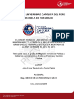 Preview: Pontificia Universidad Católica Del Perú Escuela de Posgrado