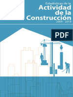 Estadísticas de La Actividad de La Construcción 2009 - 2018