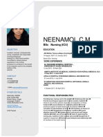 Neenamol CM Resume