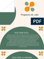 Presentación de Marca de Productos Naturales Verde y Naranja