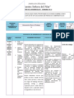 Modelo de Sesion de Aprendizaje