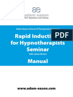 Rapid Inductions For Hypnotherapists Manual