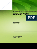 NVIDIA 191.07 - WinXP - Desktop - Release - Notes