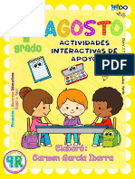 AGOSTO Actividades de Apoyo