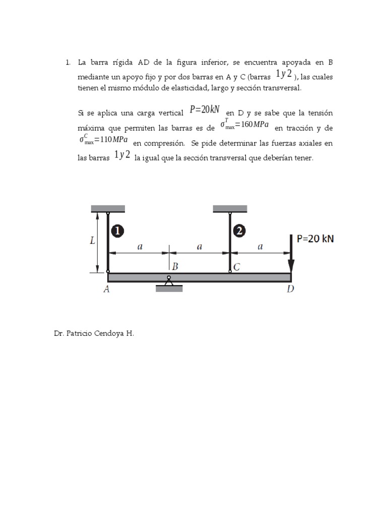 Ejemplo3 Barra Rigida | PDF