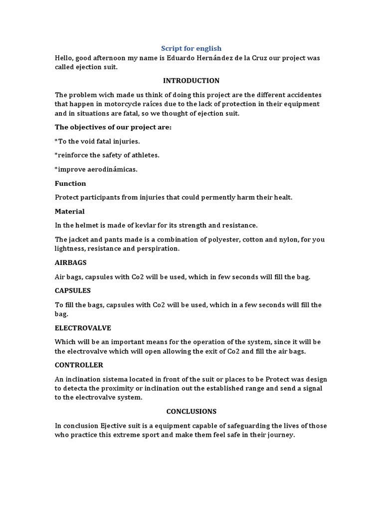 Script For English | PDF