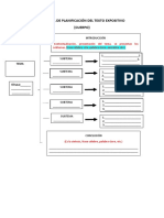 Esquema de Planificación de Texto Expositivo