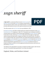 High Sheriff - Wikipedia