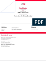 Certificado Certificado: Nubia Alves Vieira Hydra Lips: Revitalização Labial