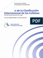 Clasificación Internacional de Las Cefaleas v.iii