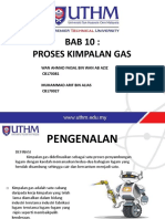 BAB 10: Proses Kimpalan Gas: Wan Ahmad Faisal Bin Wan Ab Aziz CB170081 Muhammad Arif Bin Alias CB170027