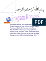 Program Konversi Nilai