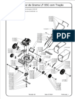 Vista Explodida Cortador - Gasolina - LF-55C - Atual-4