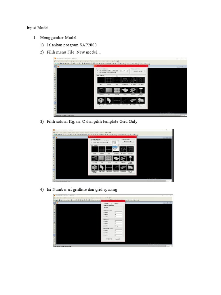 Tutorial SAP2000 untuk Model Gedung | PDF | Teknologi & Rekayasa