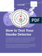 How To Test Your Smoke Detector