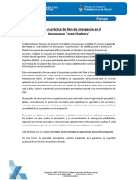 2019-06-21 Puesta en práctica de Plan de Emergencia en Aeroparque 