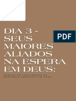 Dia 3 - Seus Maiores Aliados Na Espera em Deus