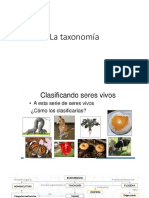 La Taxonomía Clase 1 Biologia Sexto PDF