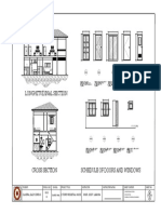 Longhitudinal Section: Claveria, Zaldy Zoren S. 2 Storey Residetial House Engr. Jose P. Labayna