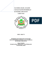 Kertas Kerja Hasil Analisis Capaian Rapor Pendidikan SD Negeri 1 Binangun