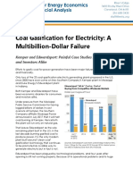 IEEFA Coal Gasification Fact Sheet September 2017 1