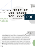 My Trip of Los Cabos San Lucas: Made by Cecilia Cruz Zavala