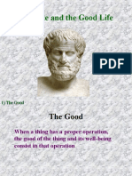 Aristotle and The Good Life