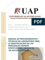 MANUAL DE PROCEDIMIENTOS Y TÉCNICAS DE LABORATORIO PARA