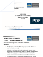 Módulo 1. La Legislación de Seguridad y Salud en El Trabajo. Clase 3