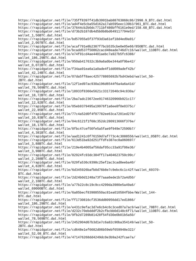 Bitcoin Wallet - Dat | PDF | Business | Technology & Engineering
