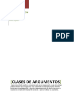 Argumentacion Juridica Clase de Argumentos.