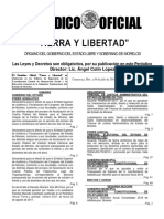 "Tierra Y Libertad": Periódico Oficial