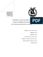 El Porqué de Las Habilidades Del Pensamiento