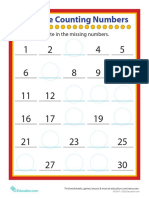 Practice Counting Numbers