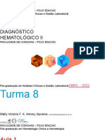 Aula 1 Anemias Hereditárias e Hemoglobinopatias Turma 8