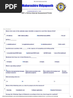 TMV's Online Internal Assessment Portal: No. Questions