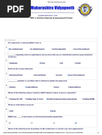 TMV's Online Internal Assessment Portal: No. Questions