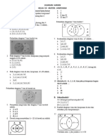 Soal UH Himpunan VII Ganjil