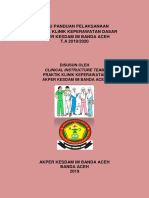 Buku Panduan Pelaksanaan Praktik Klinik Keperawatan Dasar Akper Kesdam Im Banda Aceh T.A 2019/2020