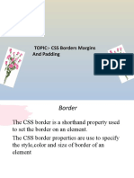CSS Borders and Margins