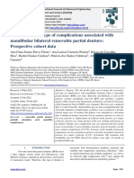 Occurrence and Type of Complications Associated With Mandibular Bilateral Removable Partial Denture: Prospective Cohort Data