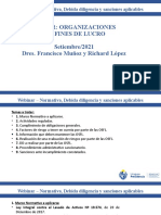 Organizaciones Sin Fines de Lucro - 20210930