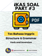 Latihan Soal TBI Structure and Grammar Verbs